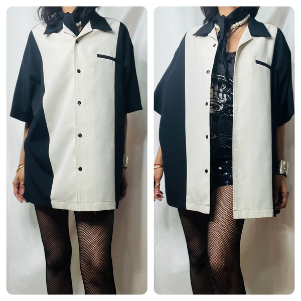 Vintage 90s Does 50s Rockabilly Shirt – 1950s Reproduction Daddy O’s Retro - XL