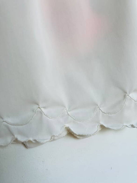 Vintage White Lacey Babydoll Fairy Grunge Half Slip Skirt - Size Small