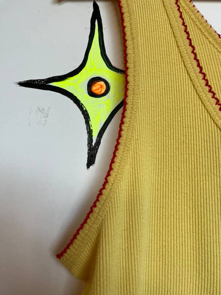 90s Y2K Looney Tunes Yellow Tank Top Tee – Vintage 3XL