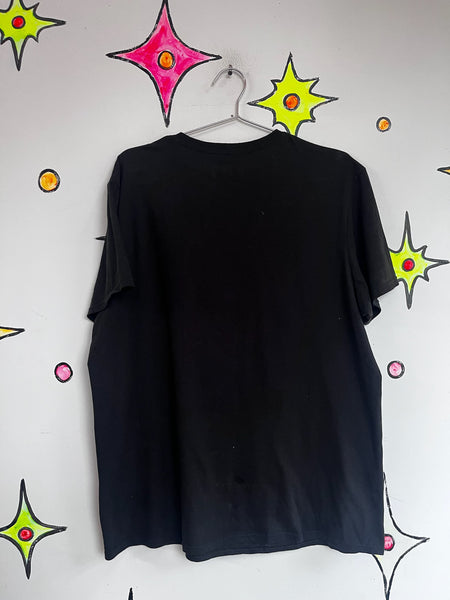 Vintage Black KISS Band T Shirt - Concert Tour Tee Grunge Rock Cotton Large