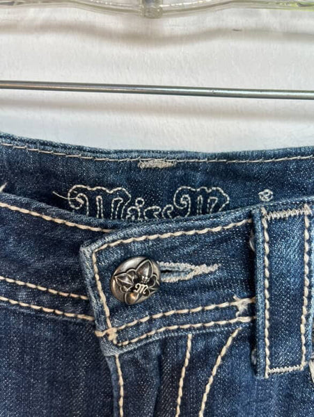 Y2K Miss Me Embellished Low Rise Jeans – Indie Sleaze Fairy Grunge – Sz 28