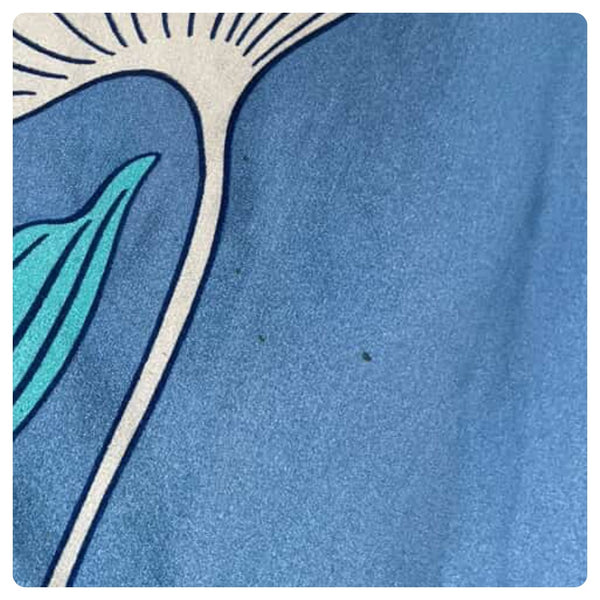 Vintage 70s Mermaid Blue Halter One-Piece Swimsuit Bodysuit Fairy Grunge – Small