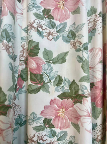 Vintage 90s Off White & Pink Pastel High Waist Fairy Grunge Maxi Skirt – Small