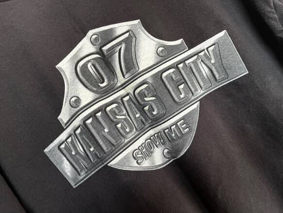 Vintage 90s Kansas City Tee | Black Biker Grunge Graphic T-Shirt XL