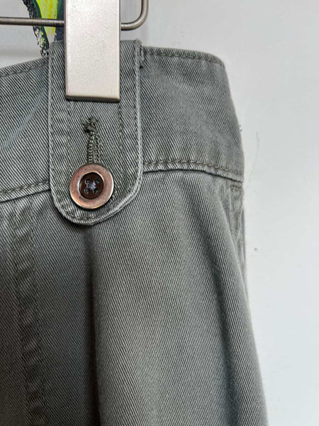 90s/Y2K Super Soft Lee Military Green Cargo Utility Pants – Distressed 9/10 M