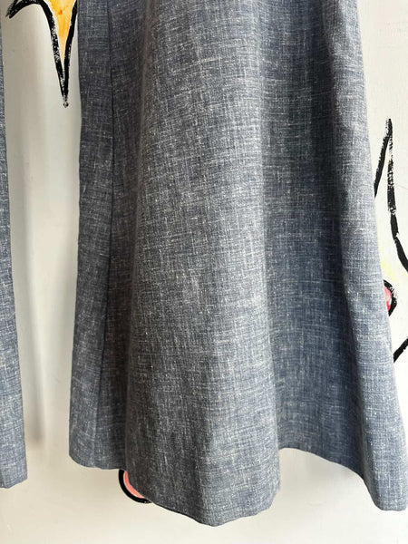 Vintage 60s 70s | Low Rise Lightweight Groovy Bellbottoms | Happy Legs | 5/6