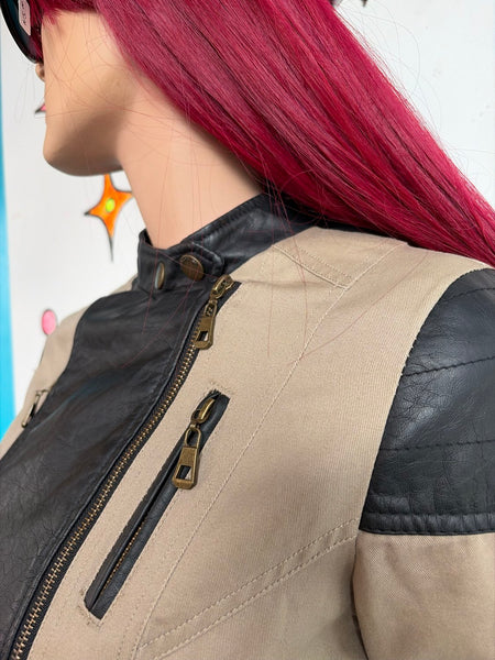 Dollhouse Patchwork Post-Apocalyptic Utility Jacket Wasteland Street Style S