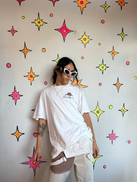 Vintage Crown Royal Graphic Tee | Y2K Whiskey Americana Novelty Shirt M/L