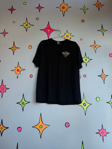 Vintage Hard Rock Biloxi T-Shirt Y2K Souvenir Rock N Roll Grunge Emo Tee L