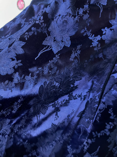 Vintage 80s Blue/Purple Poofy Tulle Prom Party Dress – Rococo Crinoline Glam - S