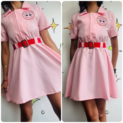 Vintage 1940s Style A League of Their Own Costume Dress - Baseball Uniform - S