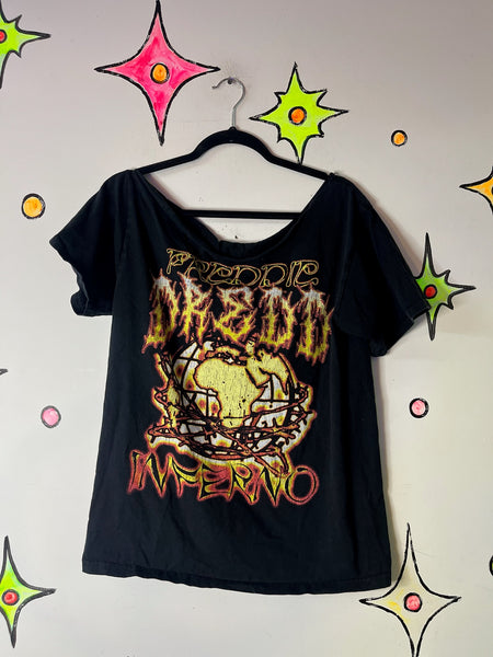 Thrashed Graphic Tee - Metal Grunge - Freddie Mercury Inferno Tour 2023 – S/M