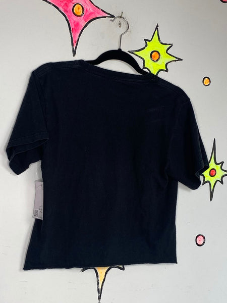 The Beatles Cropped Tee Band Shirt Rock N Roll Graphic Retro - Small