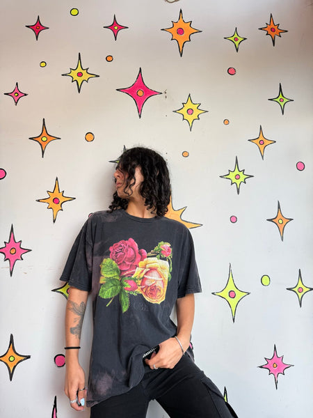 Obey Bed of Roses Tee Grunge Skater Graphic T-Shirt Streetwear XL