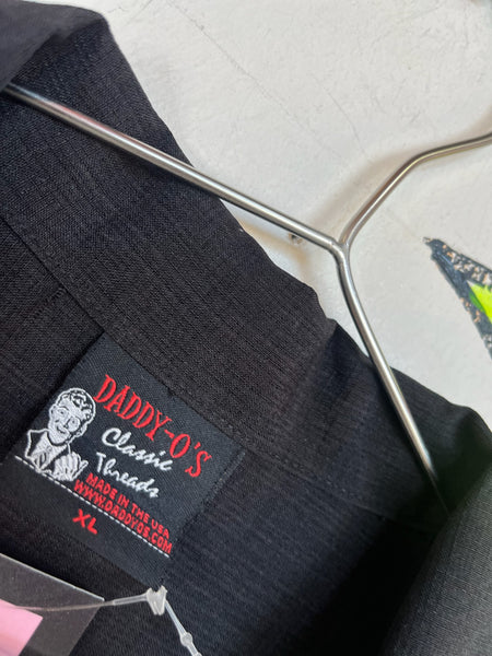 Vintage 90s Does 50s Rockabilly Shirt – 1950s Reproduction Daddy O’s Retro - XL
