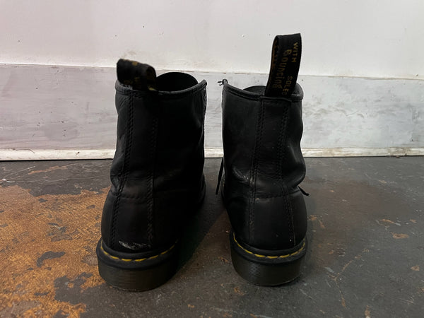 Black Doc Martens Boots | Men’s US 10 Leather Combat Boots | Grunge Punk Staple