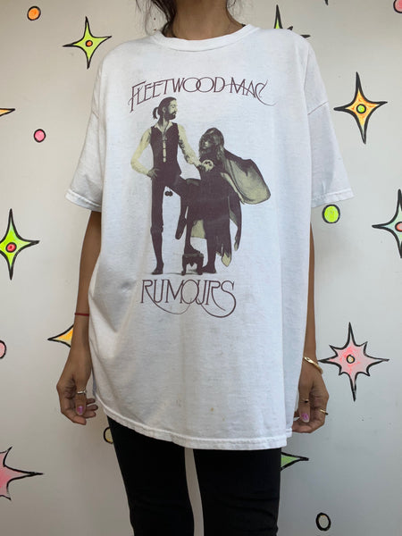 Vintage 90s Fleetwood Mac Concert Tee | Boho Grunge Y2K Band T Shirt | Size XL