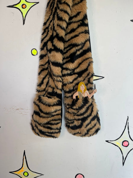 Tiger Furry Hat Kawaii Japanese Street Fashion Festival Hood