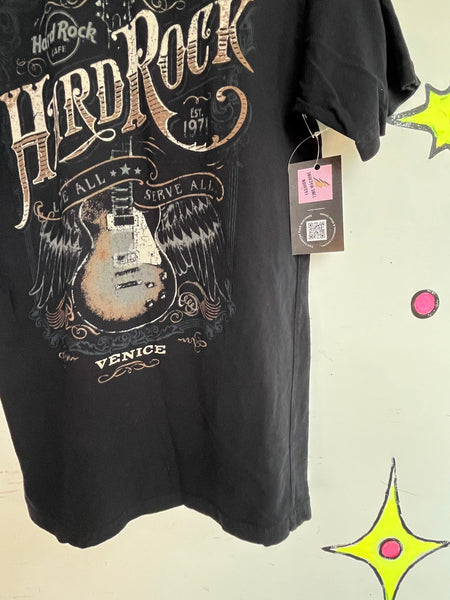 Hard Rock Cafe Venice Graphic Tee Vintage Souvenir T Shirt Grunge Small