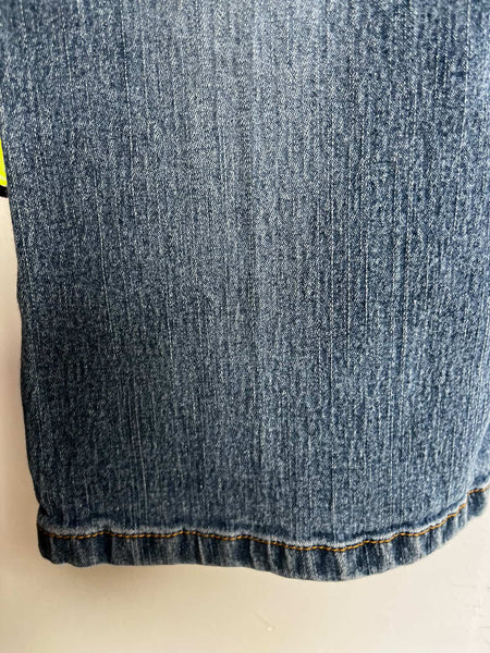Vintage Y2K Stretch Denim Capri Pants | Low Rise Jeans | Fairy Grunge | Size 5