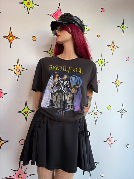 Vintage Beetlejuice Graphic T-Shirt Collectible Novelty Tim Burton Horror | XL