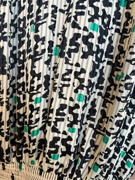 Vintage 70s/80s Silky Disco Glam Boho Grunge Dolman Sleeve Blouse – Small/Medium