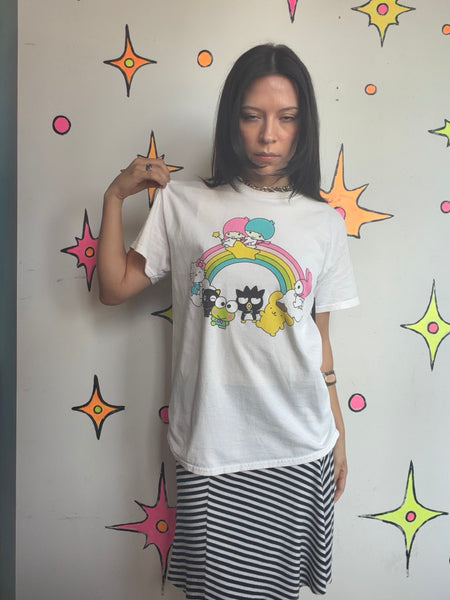 Sanrio Graphic T-Shirt Kawaii Harajuku Y2K Anime Cute Casual Tee Medium