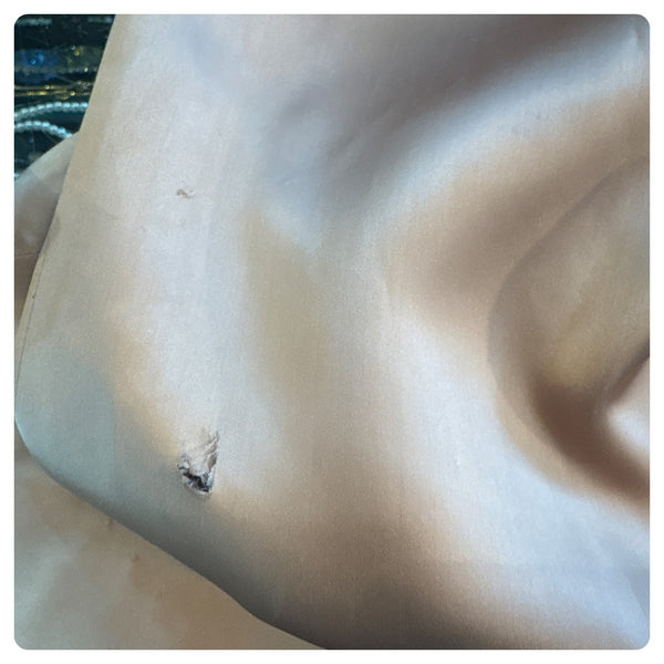 Vintage 40s Jonathan Logan Champagne Satin Evening Gown | Hollywood Glam | S