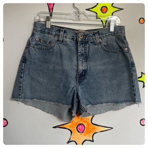 Vintage 90s | London Jean Shorts Denim Cut Offs | Size L