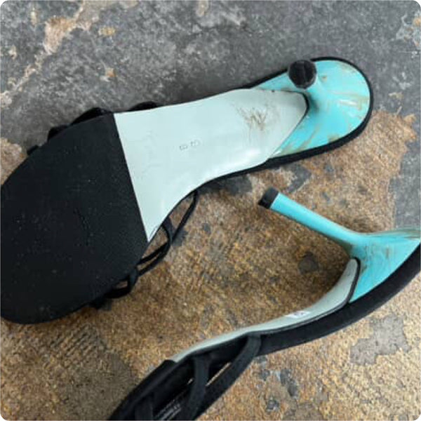 Ramon Tenza | Aqua Mermaid Starfish Siren Slip on Stilettos Sandals | Size 8