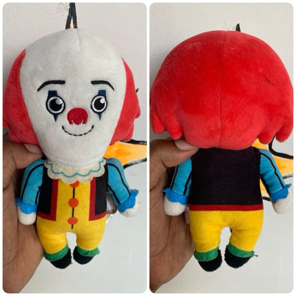 “It” Pennywise Haunted Doll | Creepy Cute Horror Movie Figure | Goth Clown Toy