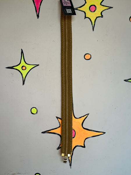 Vintage Gold Mermaid Scale Stretch Belt Disco / 80s Glam Statement Cincher