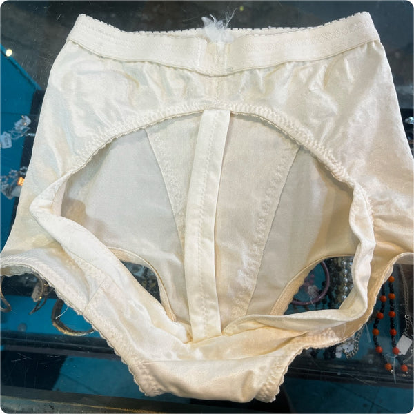 Rare Vintage 1950s Novelty Panties Control Top Knickers Panties Butt Lifters XS
