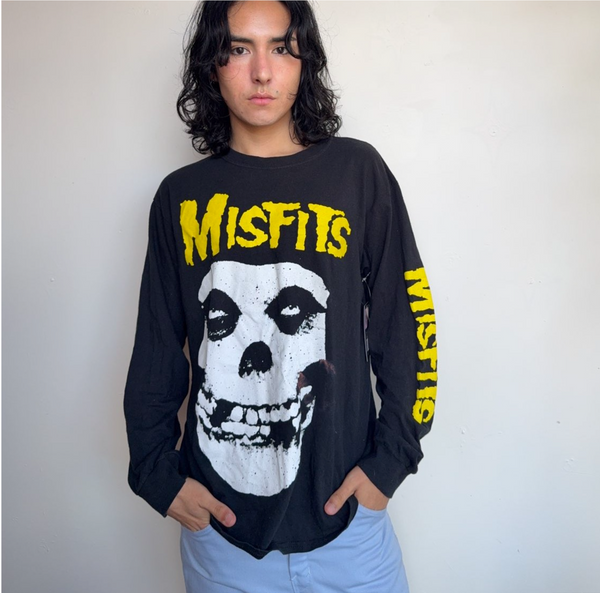 Misfits Concert Band T-Shirt Punk Horror Band Tee Goth Grunge Graphic Shirt L/XL