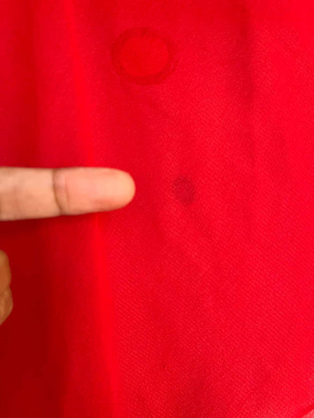 Vintage Red Sheer Fringe Shawl Wrap | Boho Grunge Witchy Goth Western