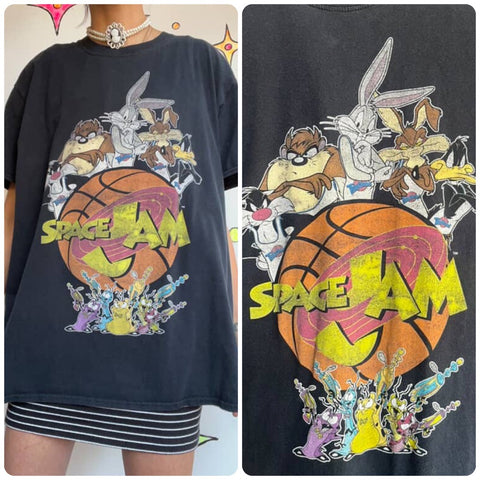 90s Y2K | Space Jam T Shirt | Looney Tunes Tee | Size XL