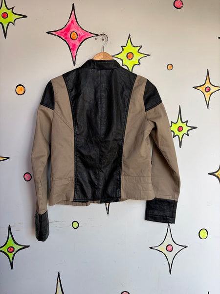 Dollhouse Patchwork Post-Apocalyptic Utility Jacket Wasteland Street Style S