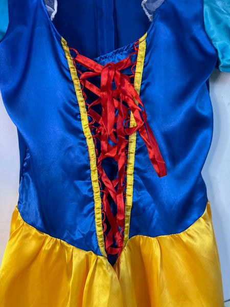 Women’s Fairytale Princess Snow White Costume Mini Dress – Babydoll Style (L)