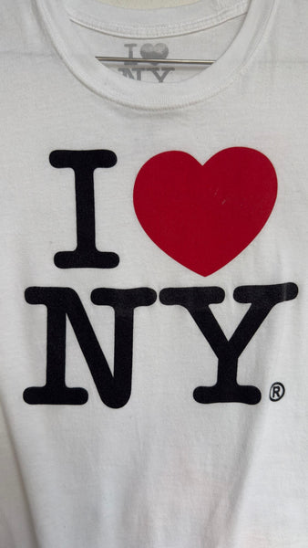 Vintage 90s Y2K I Heart NY Tee T Shirt New York City Souvenir Novelty Tee M