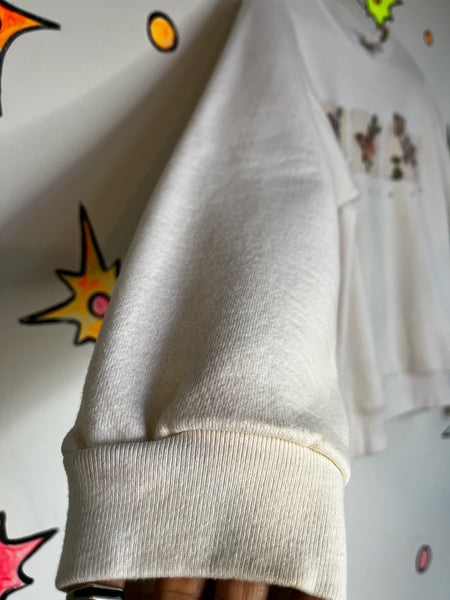 Vintage 90s Butterfly Sweatshirt Soft Grunge Y2K Pullover Cozy Boho Loungewear M