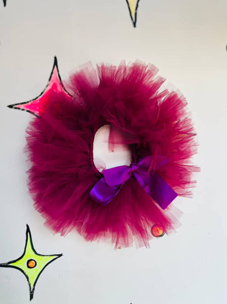 Circus Neck Ruff – Clowncore Cosplay Elizabethan Rococo Tulle Collar – Free Size