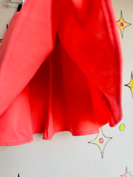 Vintage 50s Style Retro Pink Felt Poodle Skirt | Full Circle Swing Skirt | S