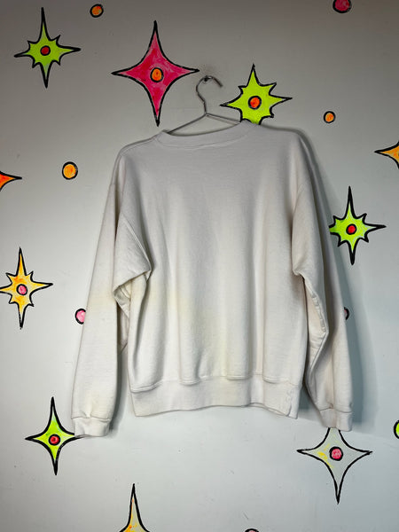 Vintage 90s Butterfly Sweatshirt Soft Grunge Y2K Pullover Cozy Boho Loungewear M