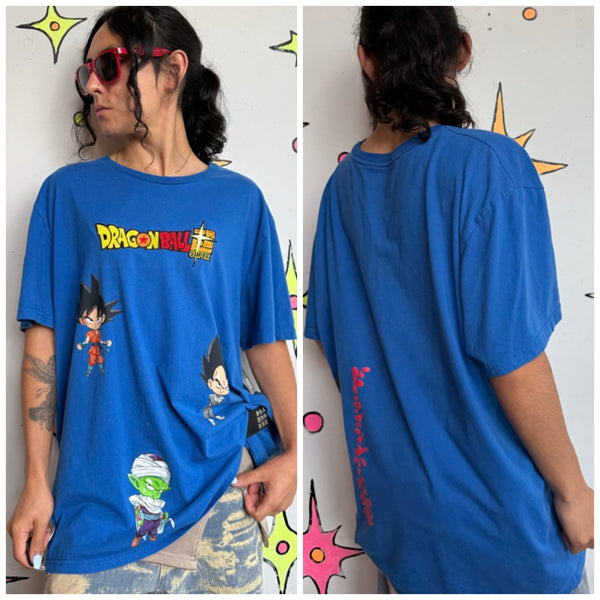 Dragon Ball Graphic Tee Oversized Anime Skater Streetwear Grunge Emo T Shirt XL+
