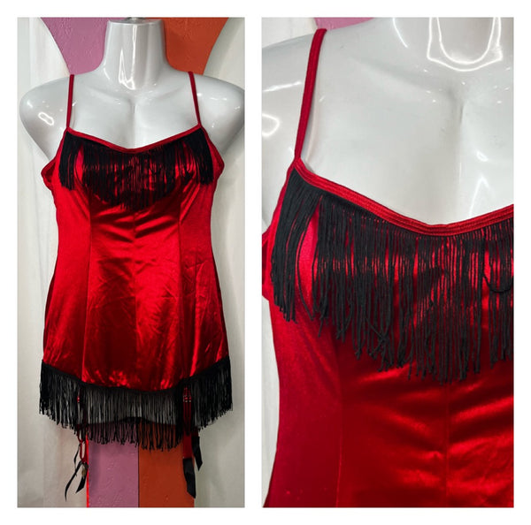 Vintage | Fredericks of Hollywood Red Teddy Lingerie | Size M