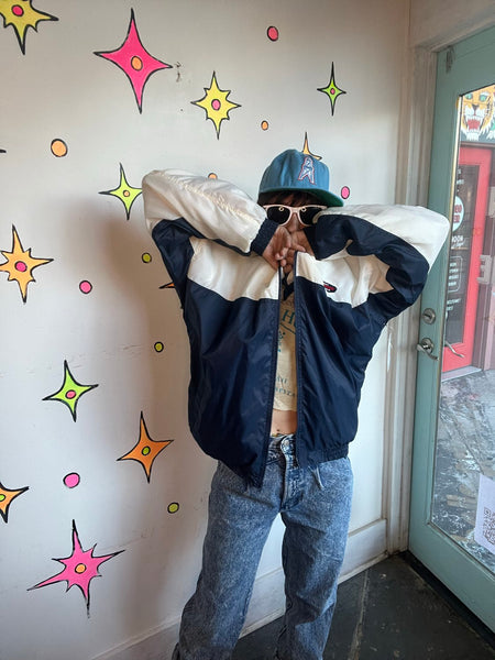 Tommy Hilfiger Windbreaker 90s Colorblock Streetwear Retro Jacket XL+