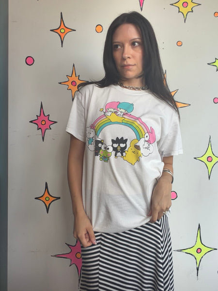 Sanrio Graphic T-Shirt Kawaii Harajuku Y2K Anime Cute Casual Tee Medium