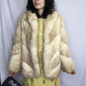 Vintage 1970s | Genuine Fur Bohemian Coat by Diane Furs
