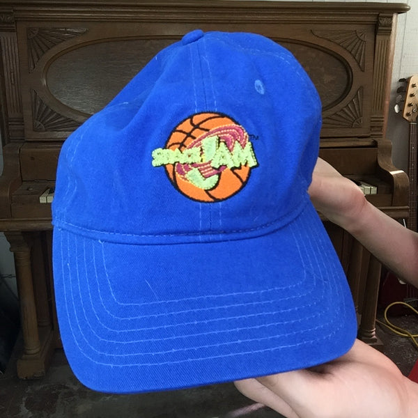 VTG 90s | Space Jam Looney Tunes Strapback Hat Cap Blue Warner Bros