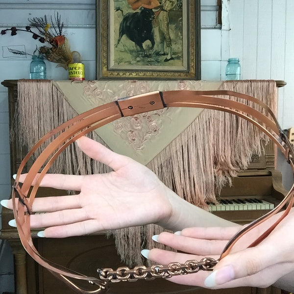 Vintage Bronze Belt